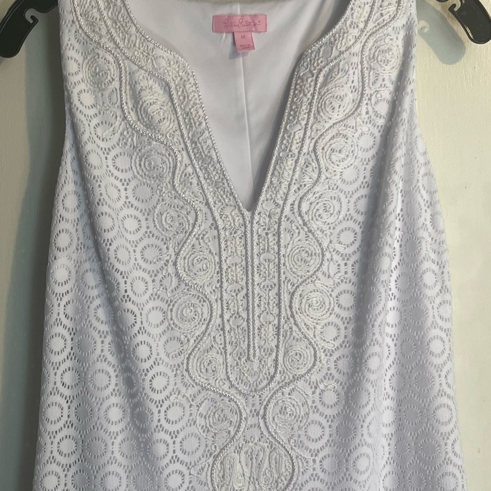 Lilly Pulitzer Ivory Lace Detail Dress